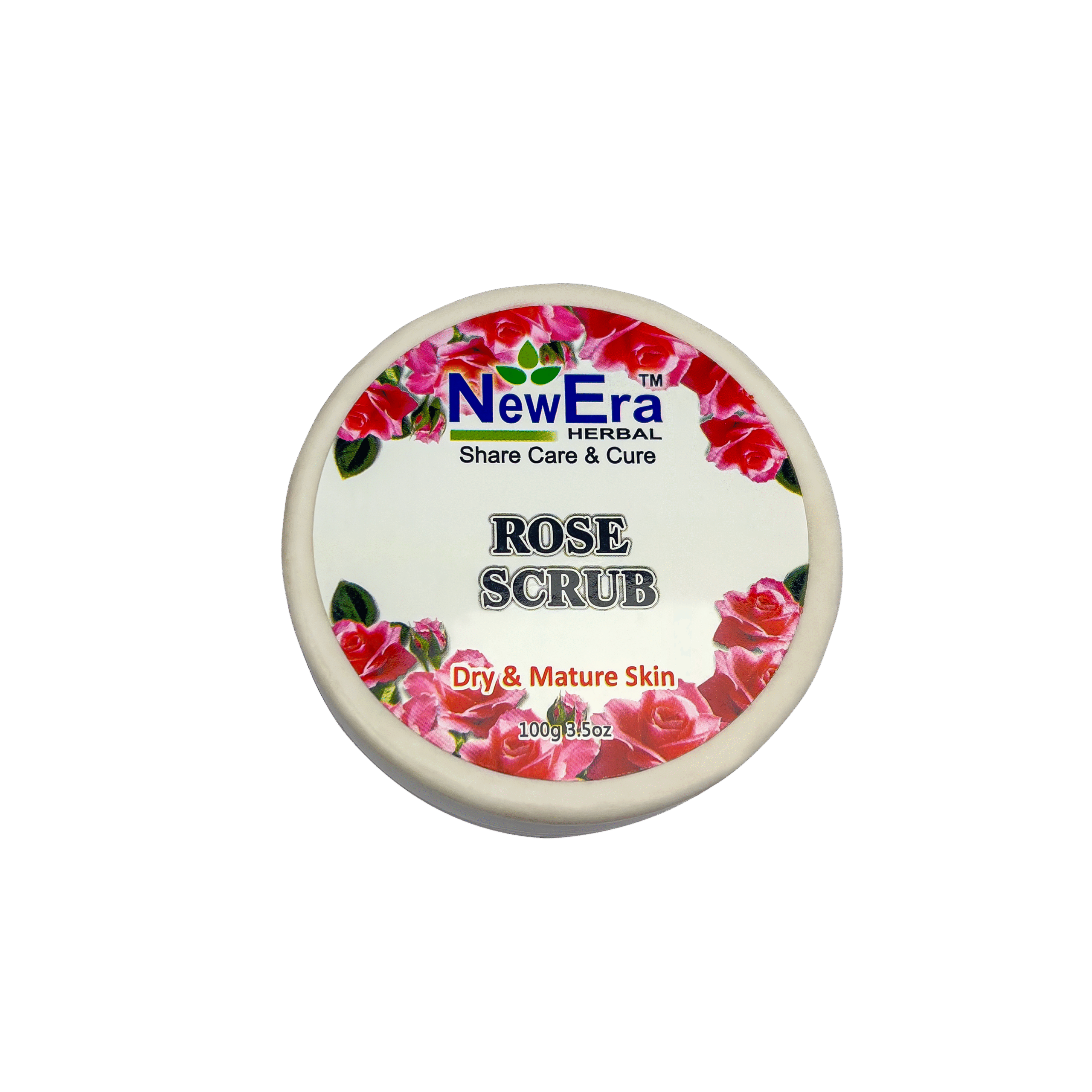 New Era Herbal Rose Scrub